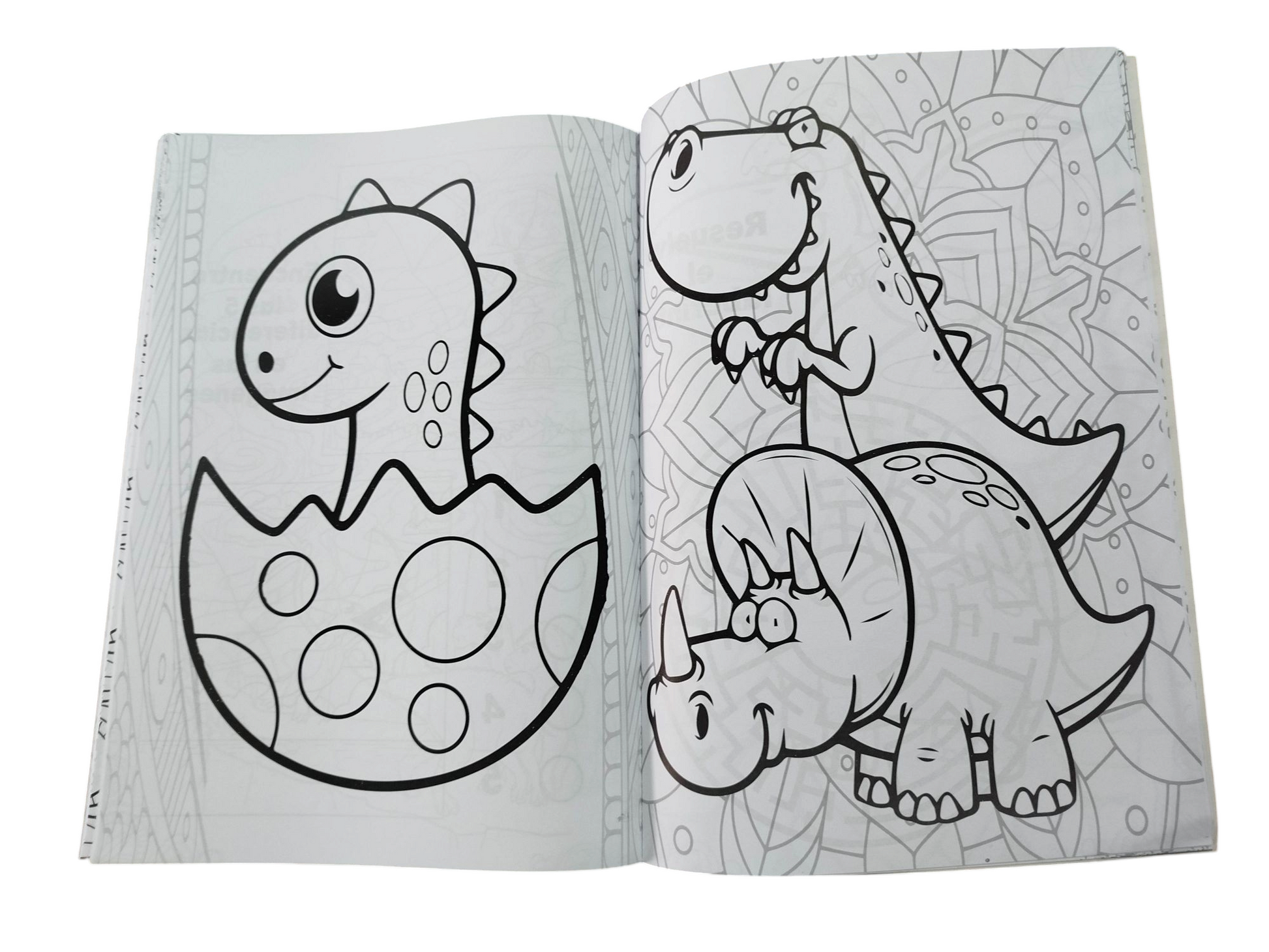 Dinosaurios juega, colorea y aprende 80 paginas by Varios