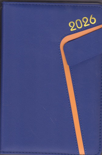 Agenda ejecutiva 2026 Broche Azul/Naranja by Varios