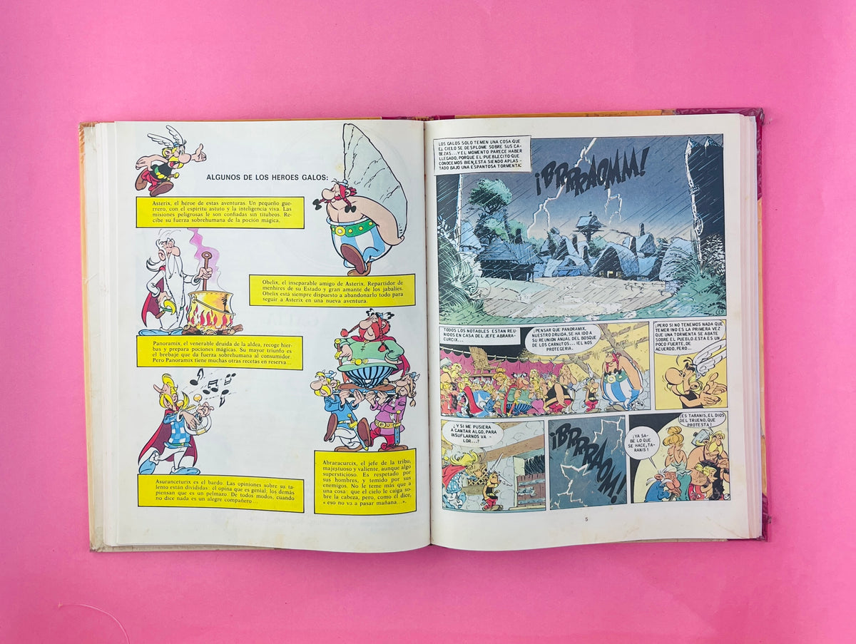 Las aventuras de astérix N.5 by Albert Uderzo Rene Goscinny
