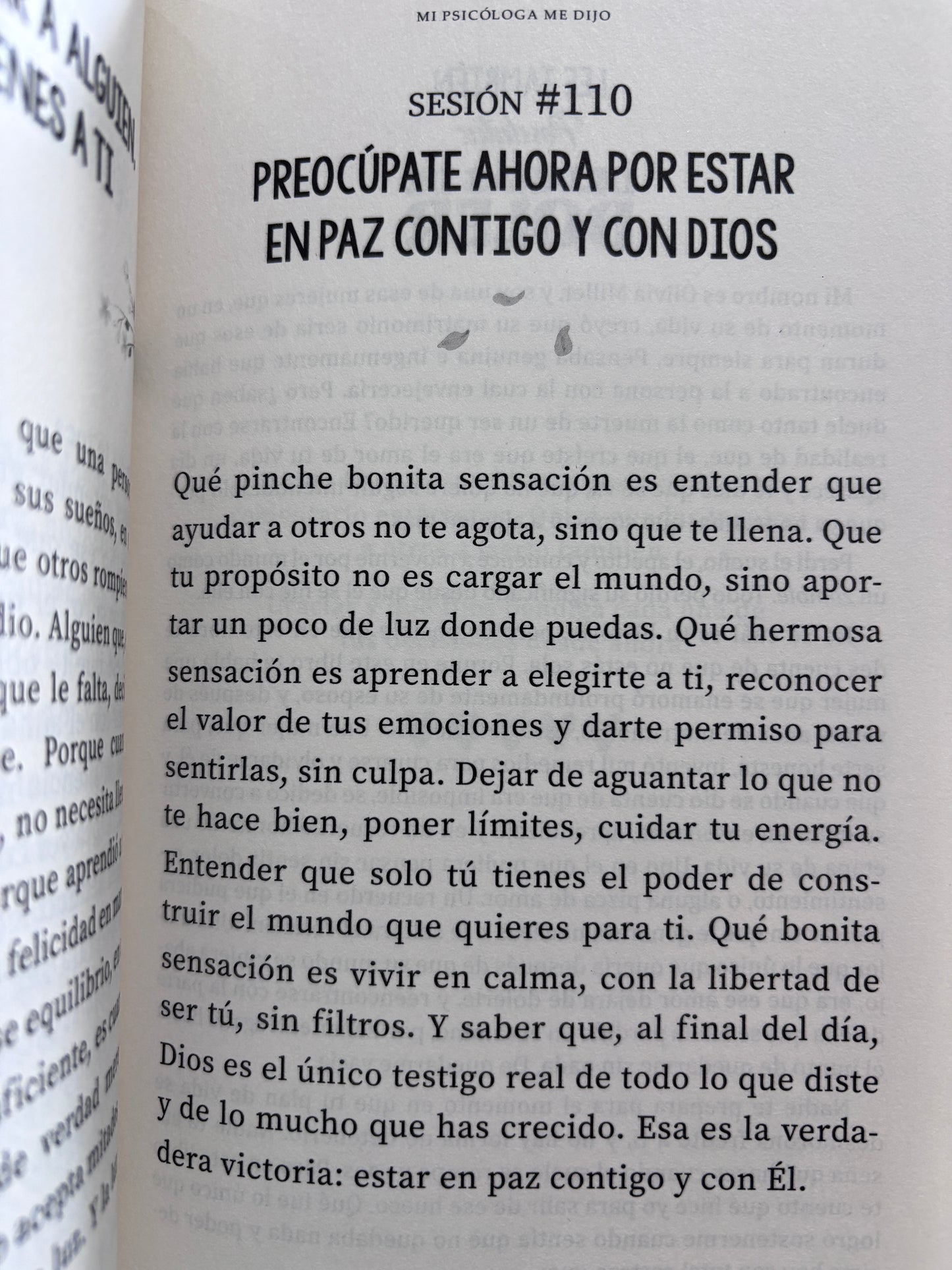 Mi psicóloga me dijo by katherine hoyer y yulibeth r.g