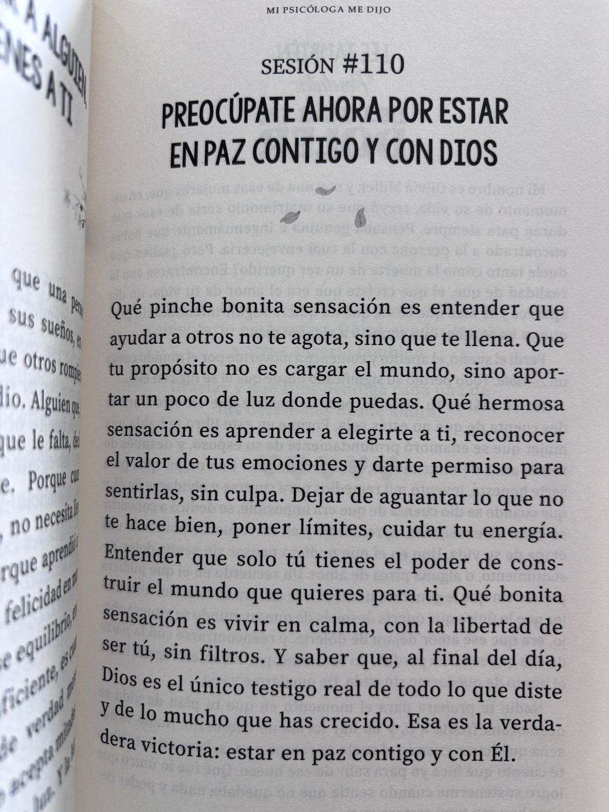 Mi psicóloga me dijo by katherine hoyer y yulibeth r.g
