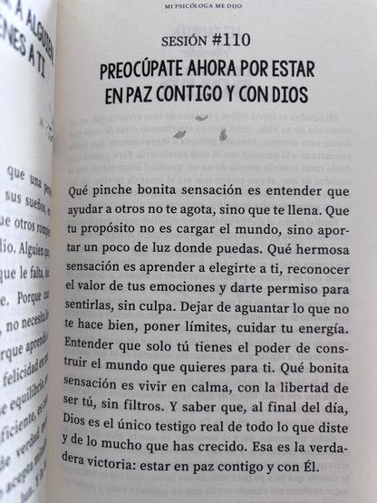 Mi psicóloga me dijo by katherine hoyer y yulibeth r.g