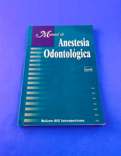 Manual de anestesia odontológica