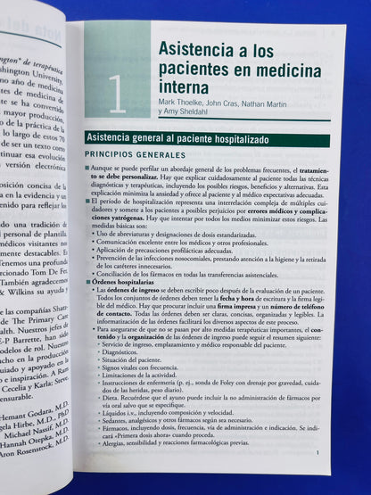 Manual Washington de terapéutica médica 34a edición