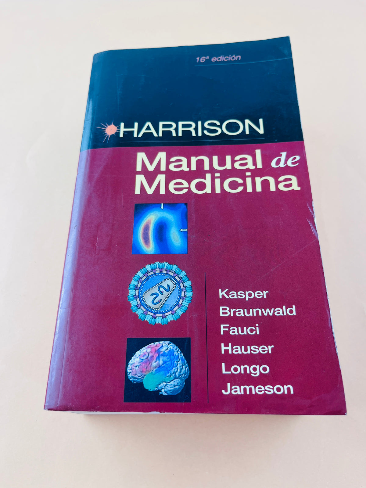 Harrison Manual de medicina 16a edición by Kasper Braunwald FaciHauser Longo Jameson