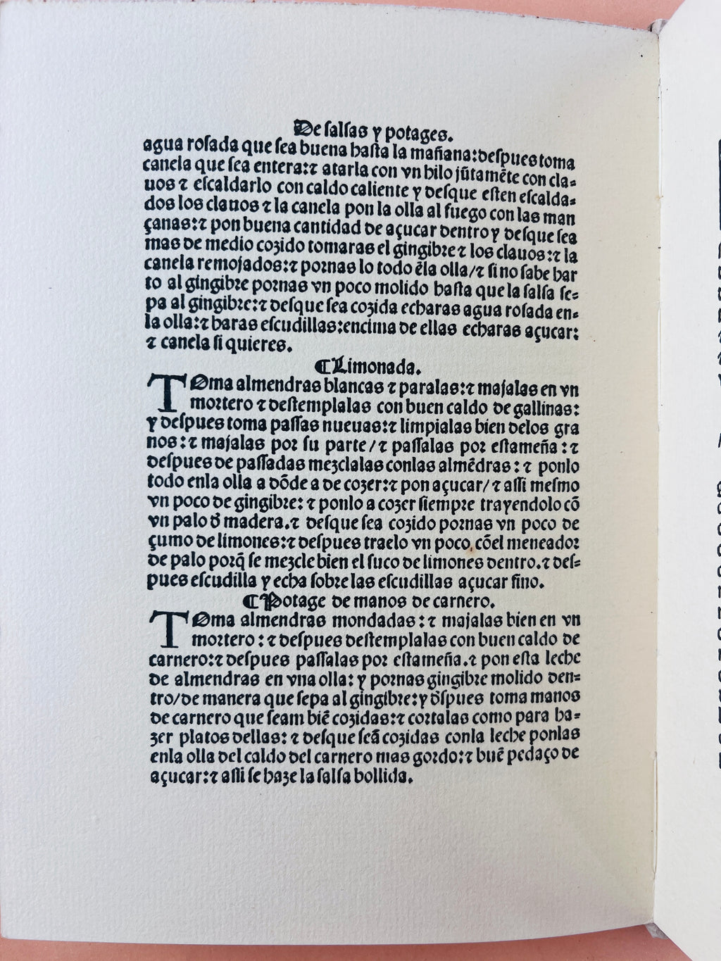 El libro y guisados manjares y potajes intitulado by Ruperto de Nola