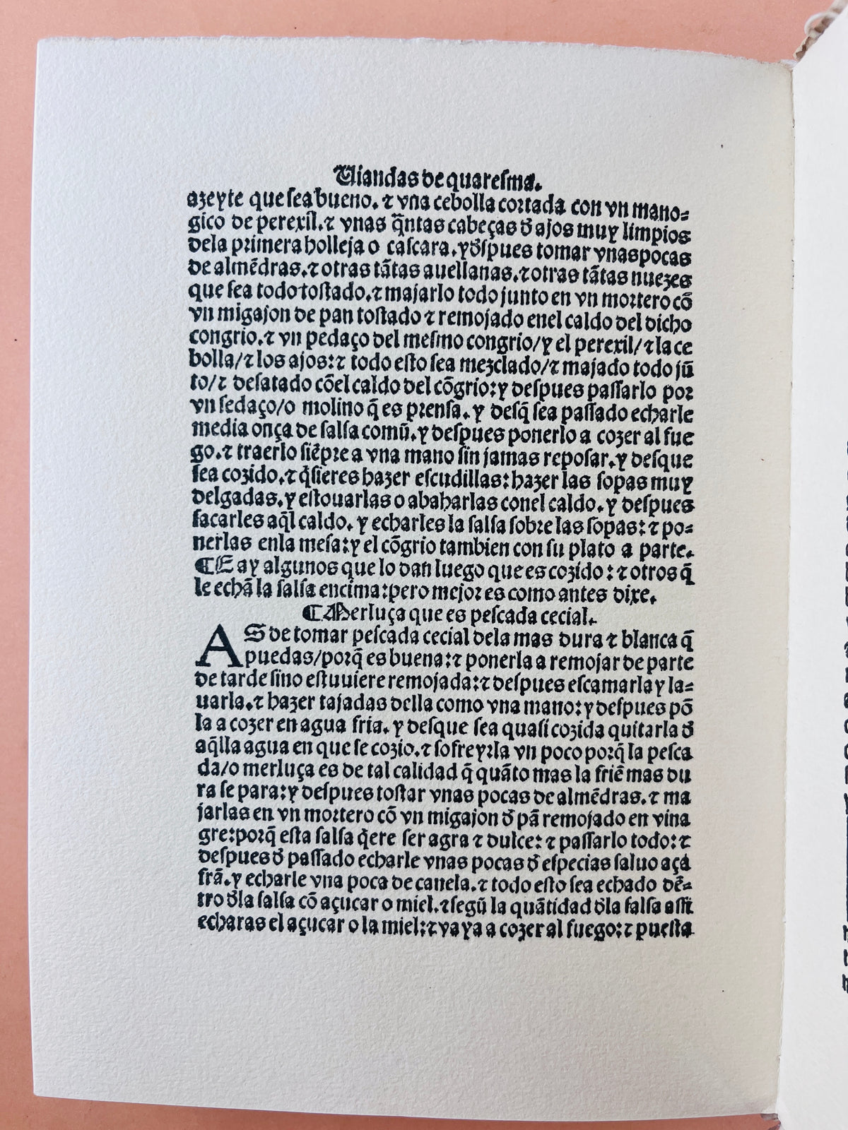 El libro y guisados manjares y potajes intitulado by Ruperto de Nola