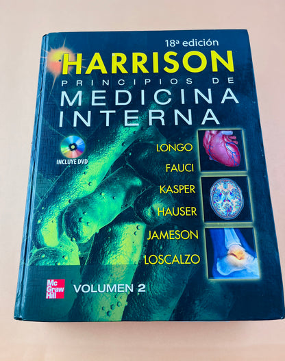 Harrison principios de Medicina Interna edición 18a 2 volúmenes