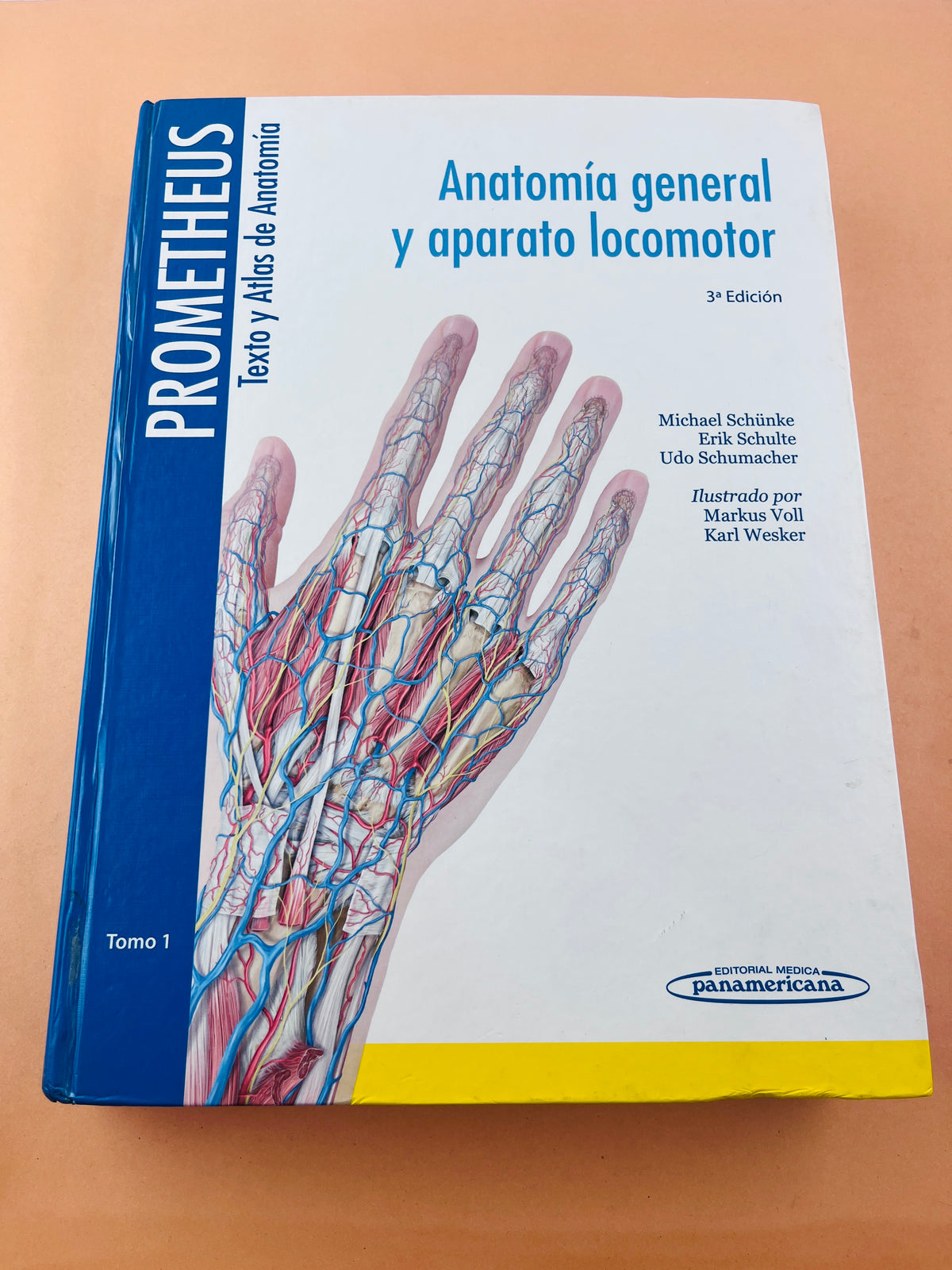 Prometheus Colección Textos y Atlas de Anatomía 3 volumenes, Anatomía general y aparato Locomotor, Órganos internos Cabeza, cueolo y Neuroanatomía tercera edición by Michael Schünke Erik Schulte Udo Scumacher