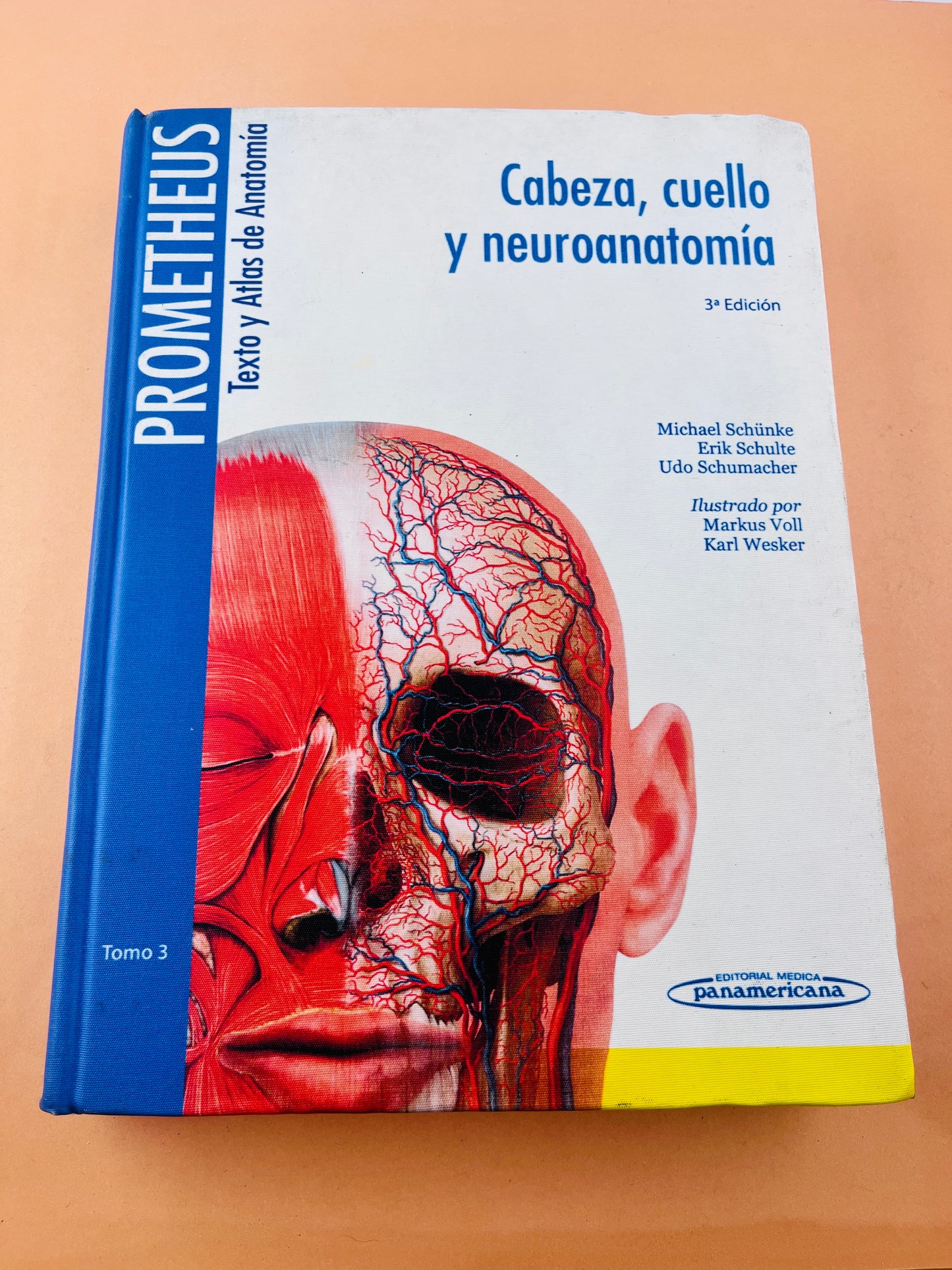Prometheus Colección Textos y Atlas de Anatomía 3 volumenes, Anatomía general y aparato Locomotor, Órganos internos Cabeza, cueolo y Neuroanatomía tercera edición