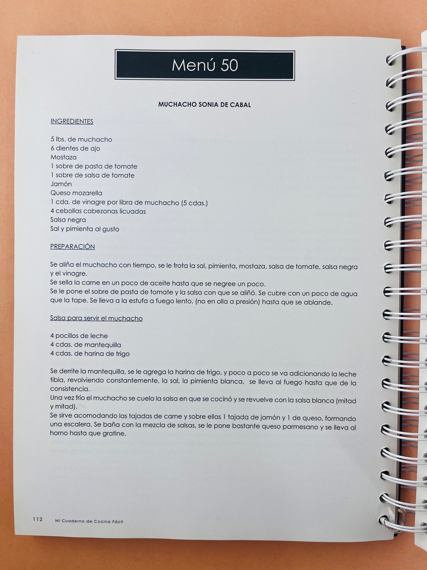 Mi cuaderno de cocina fácil