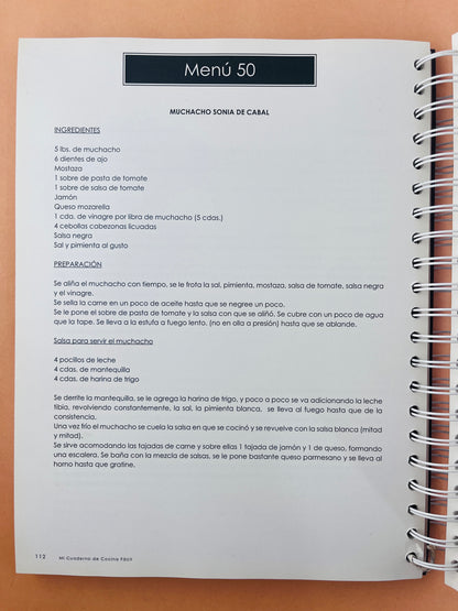 Mi cuaderno de cocina fácil