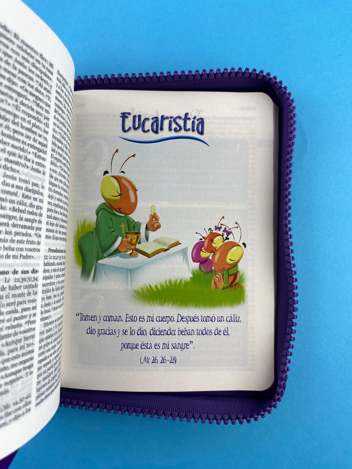 Biblia una historia de amor hormiguitas morada by Nuestra sagrada biblia