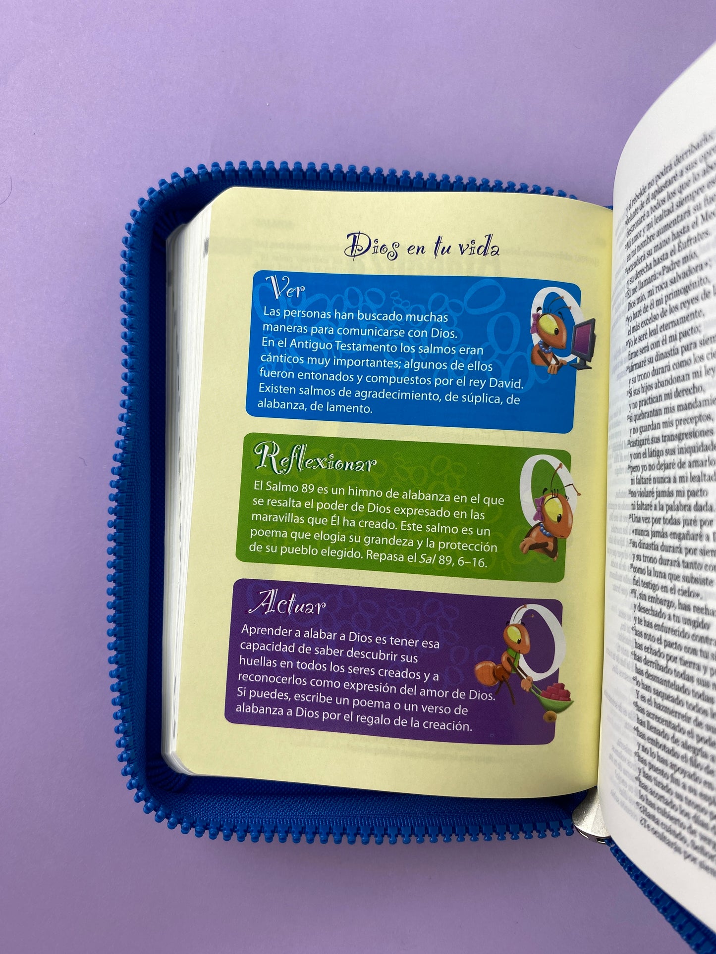 Biblia una historia de amor hormiguitas azul by Nuestra sagrada biblia