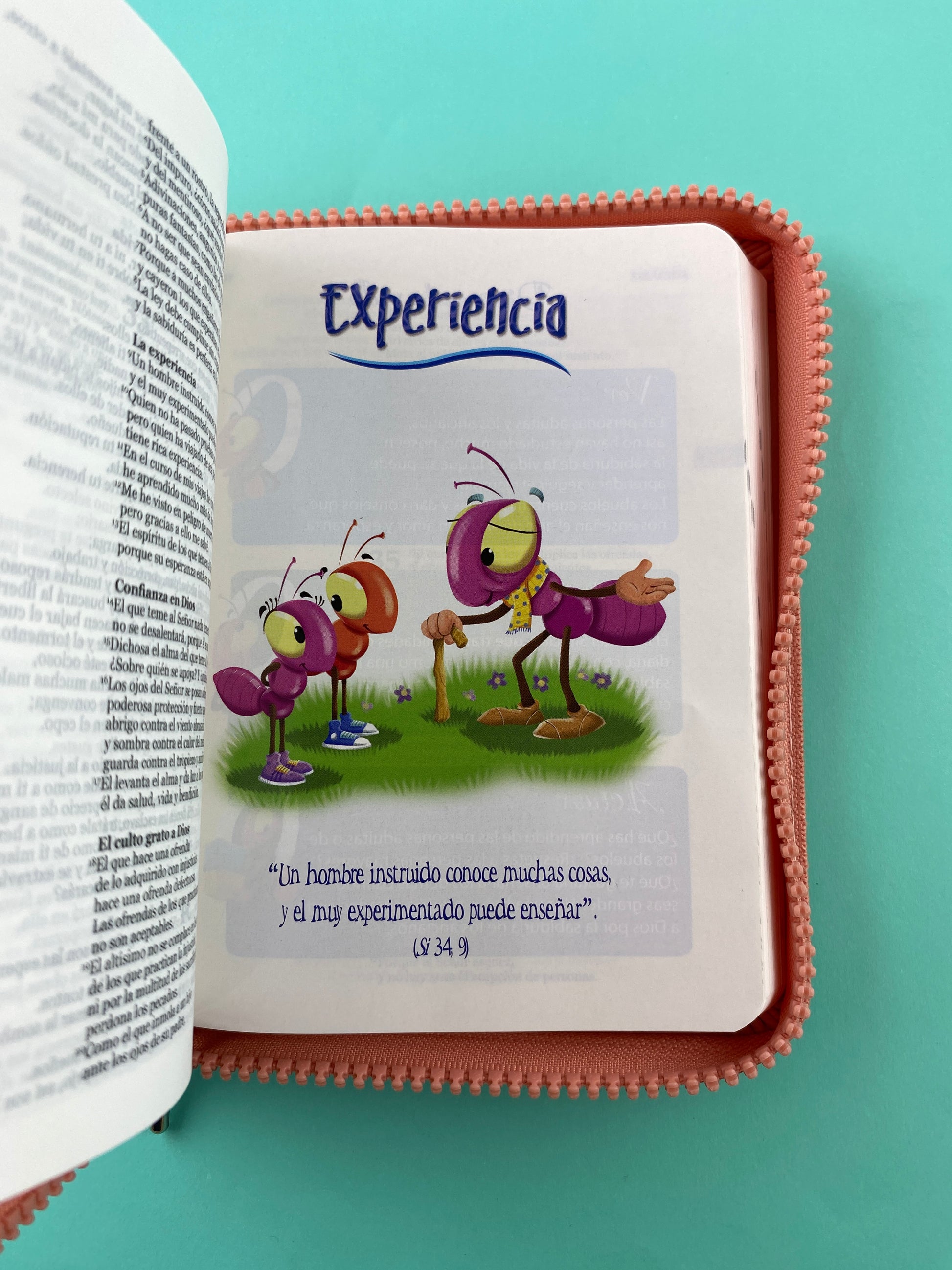 Biblia una historia de amor hormiguitas salmón by Nuestra sagrada biblia