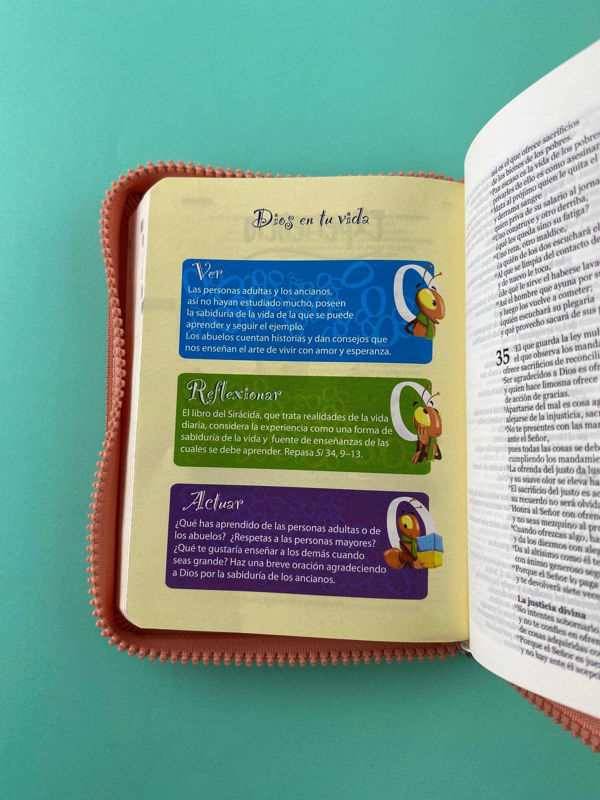 Biblia una historia de amor hormiguitas salmón by Nuestra sagrada biblia