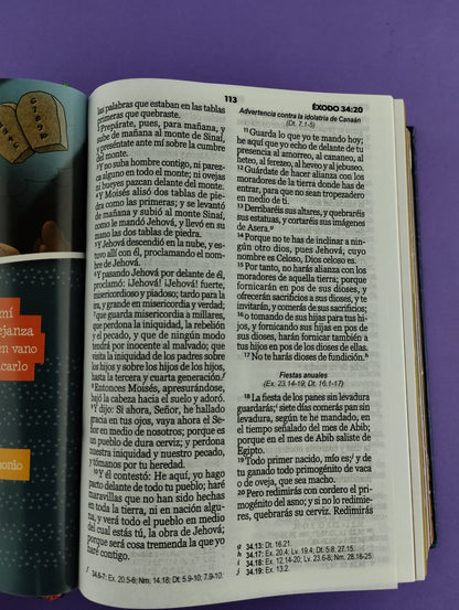 Biblia mi gran viaje azul pasta dura letra grande