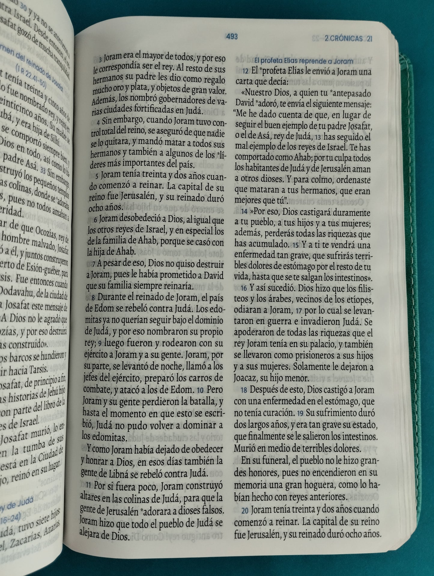 Biblia traducción en lenguaje actual 066 estrellas - verde agua marina / canto plateado by Lenguaje actual