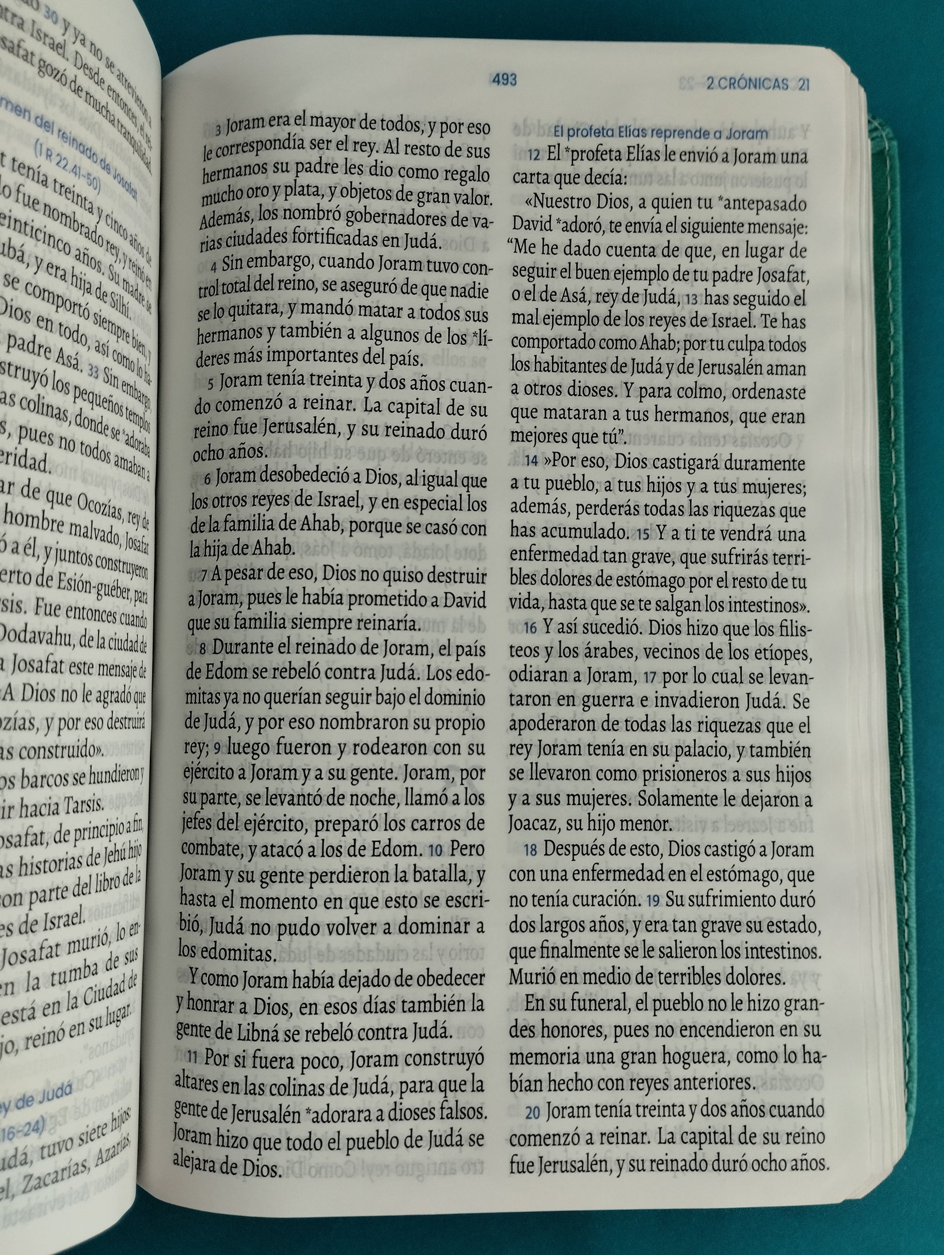 Biblia traducción en lenguaje actual 066 estrellas - verde agua marina / canto plateado by Lenguaje actual