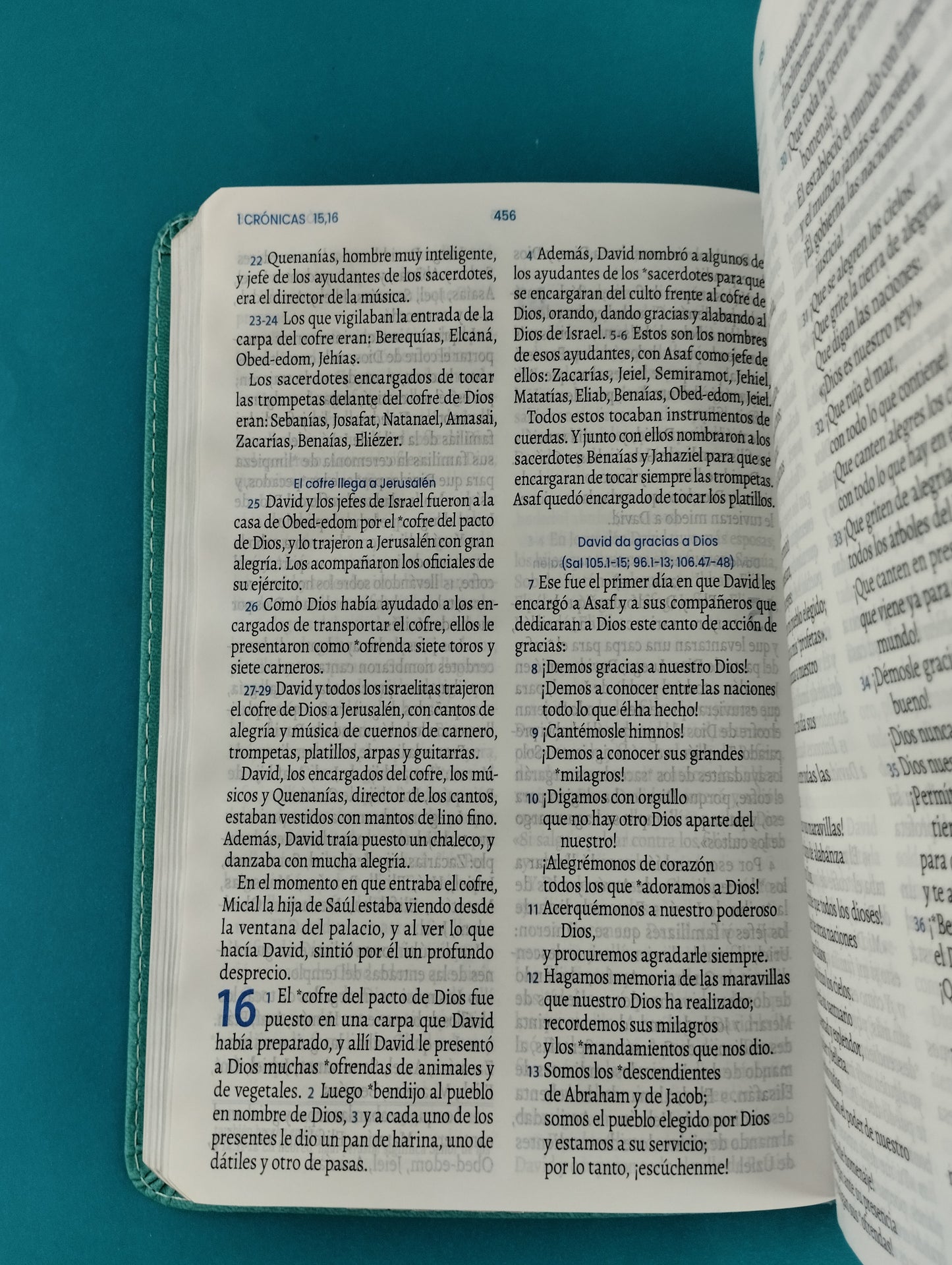 Biblia traducción en lenguaje actual 066 estrellas - verde agua marina / canto plateado by Lenguaje actual