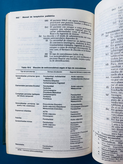 Manual de terapéutica pediátrica cuarta edición