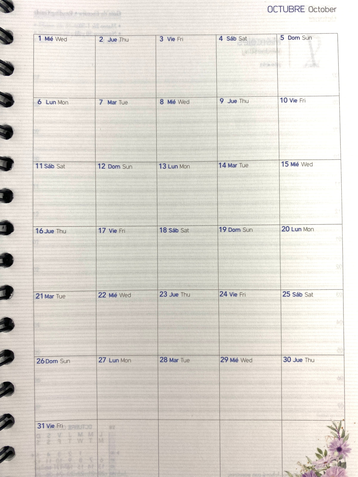 Agenda diario de promesas 2025 azul aguamarina by Varios