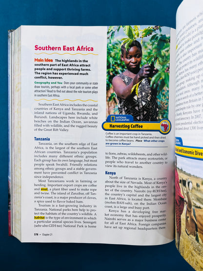 Glencoe exploring our world people places and cultures