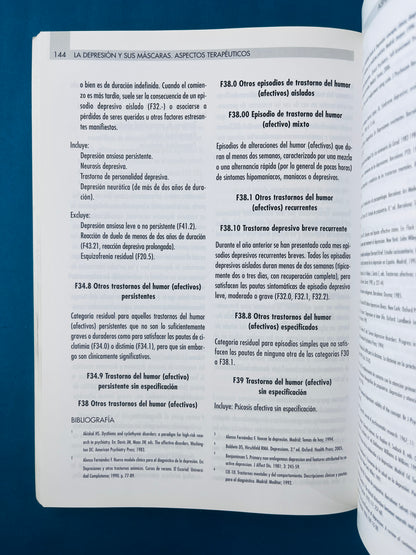 La depresión y sus máscaras aspectos terapéuticos tomo 1 y 2