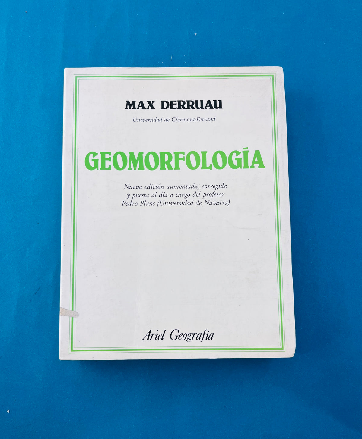 Geomorfología by Max Derruau