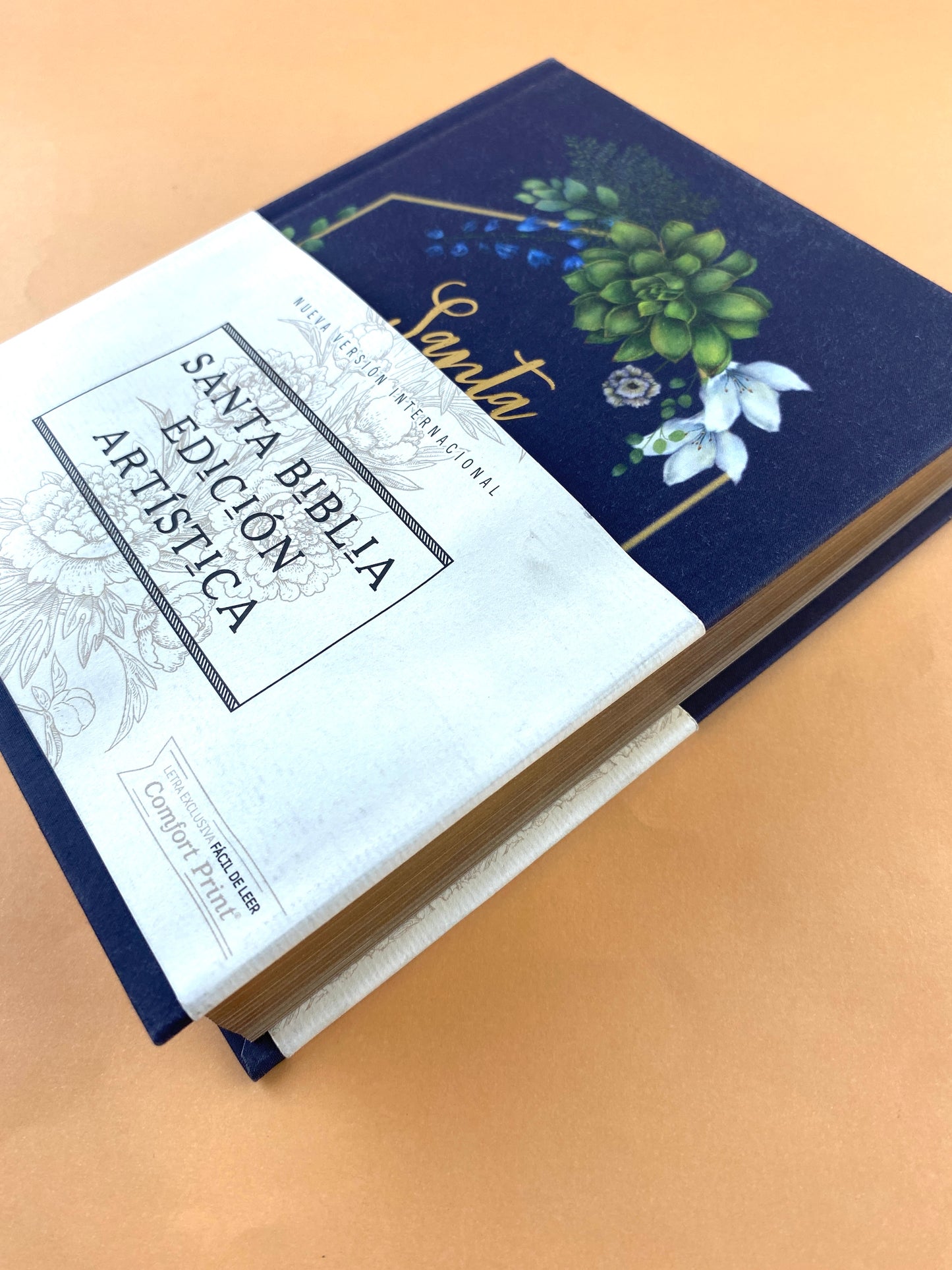 Santa biblia edición artística NVI azul