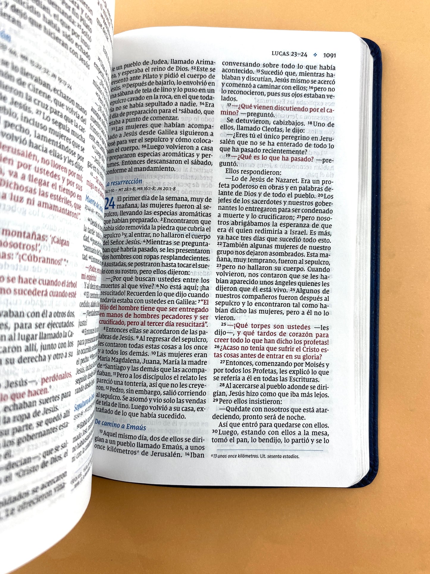 Biblia NVI 2022 ultra fina tamaño compacto azul marino by Nueva versión internacional
