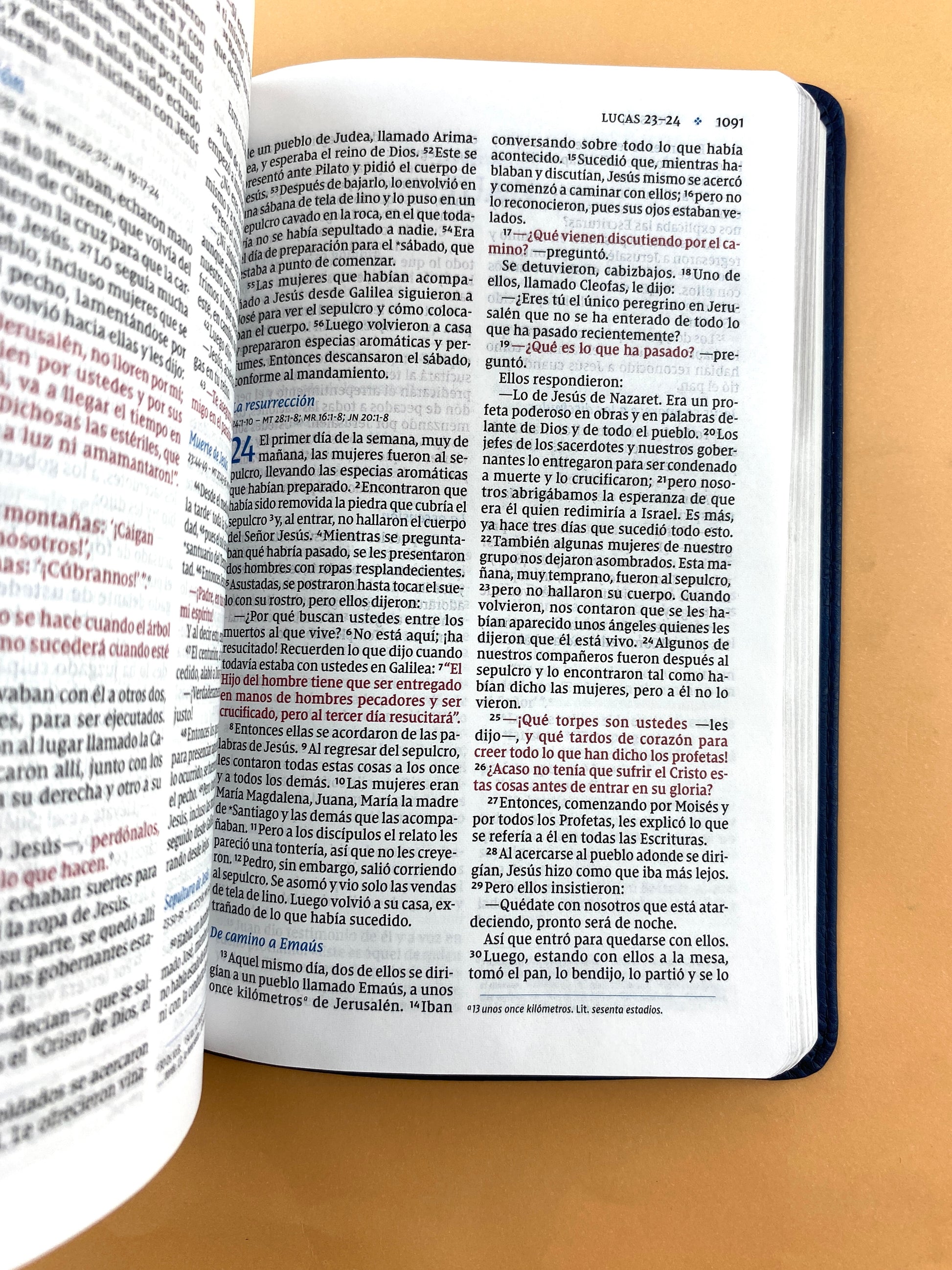 Biblia NVI 2022 ultra fina tamaño compacto azul marino by Nueva versión internacional