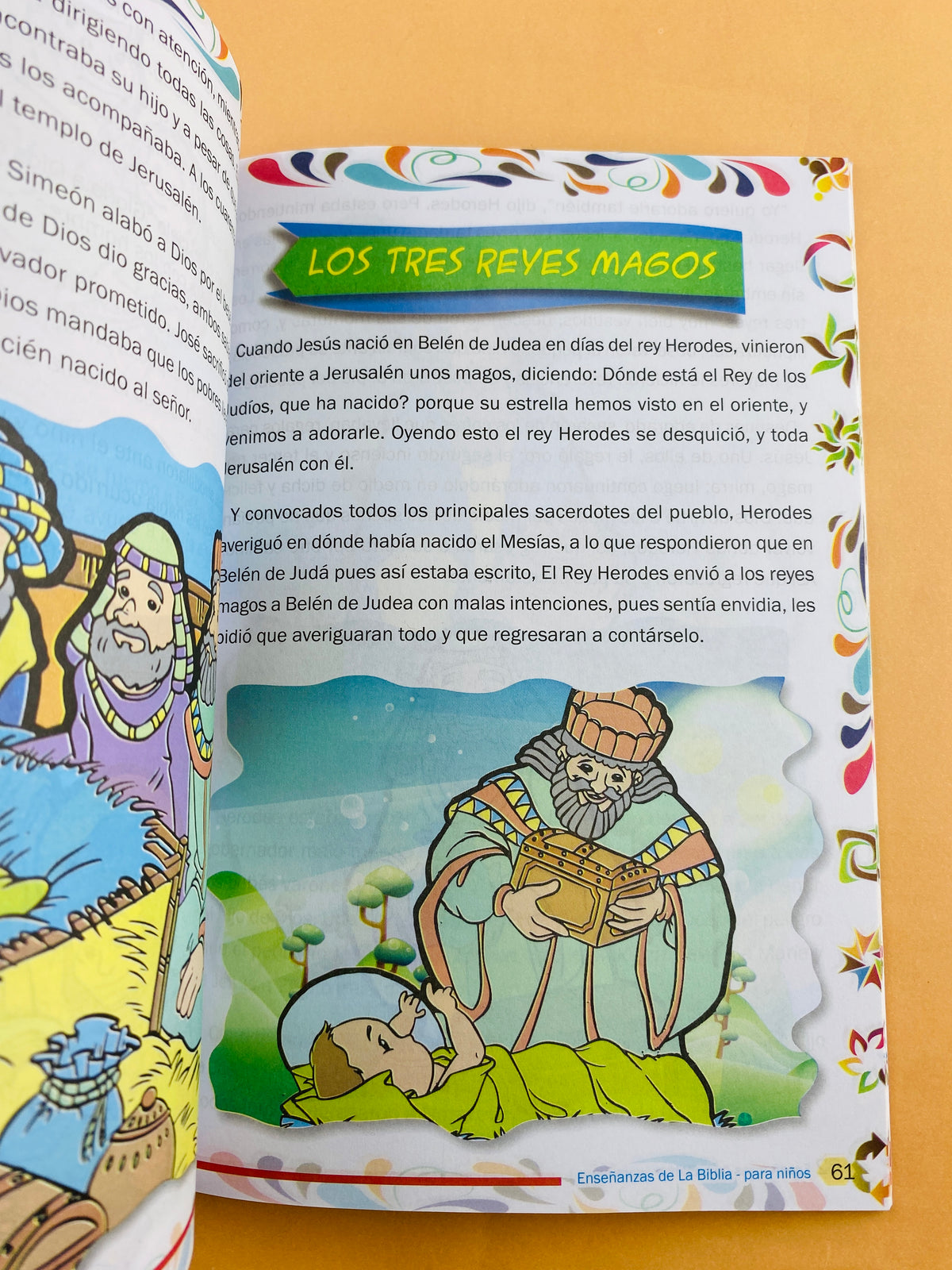 Enseñanzas de la biblia para niños by Antiguo y nuevo testamento