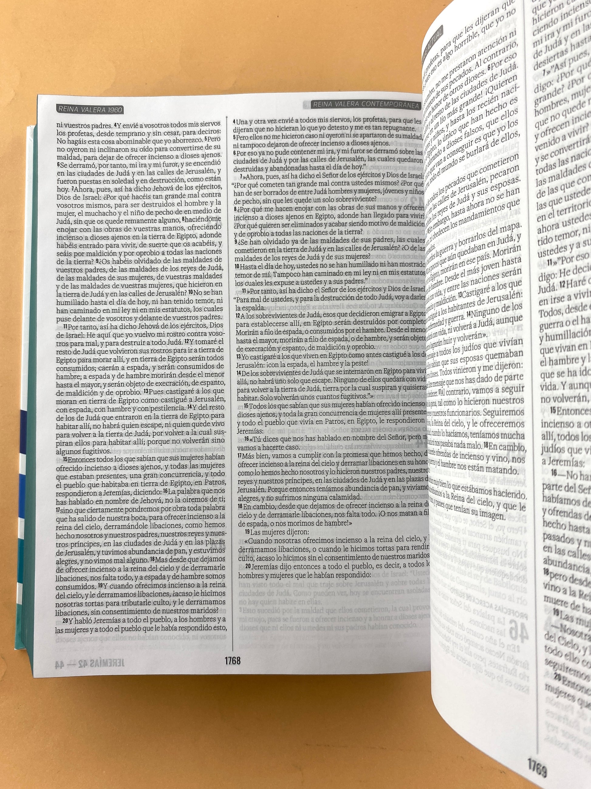 Biblia multiversiones RVR 1960 - RVC -DHH- TLA by Multiversiones