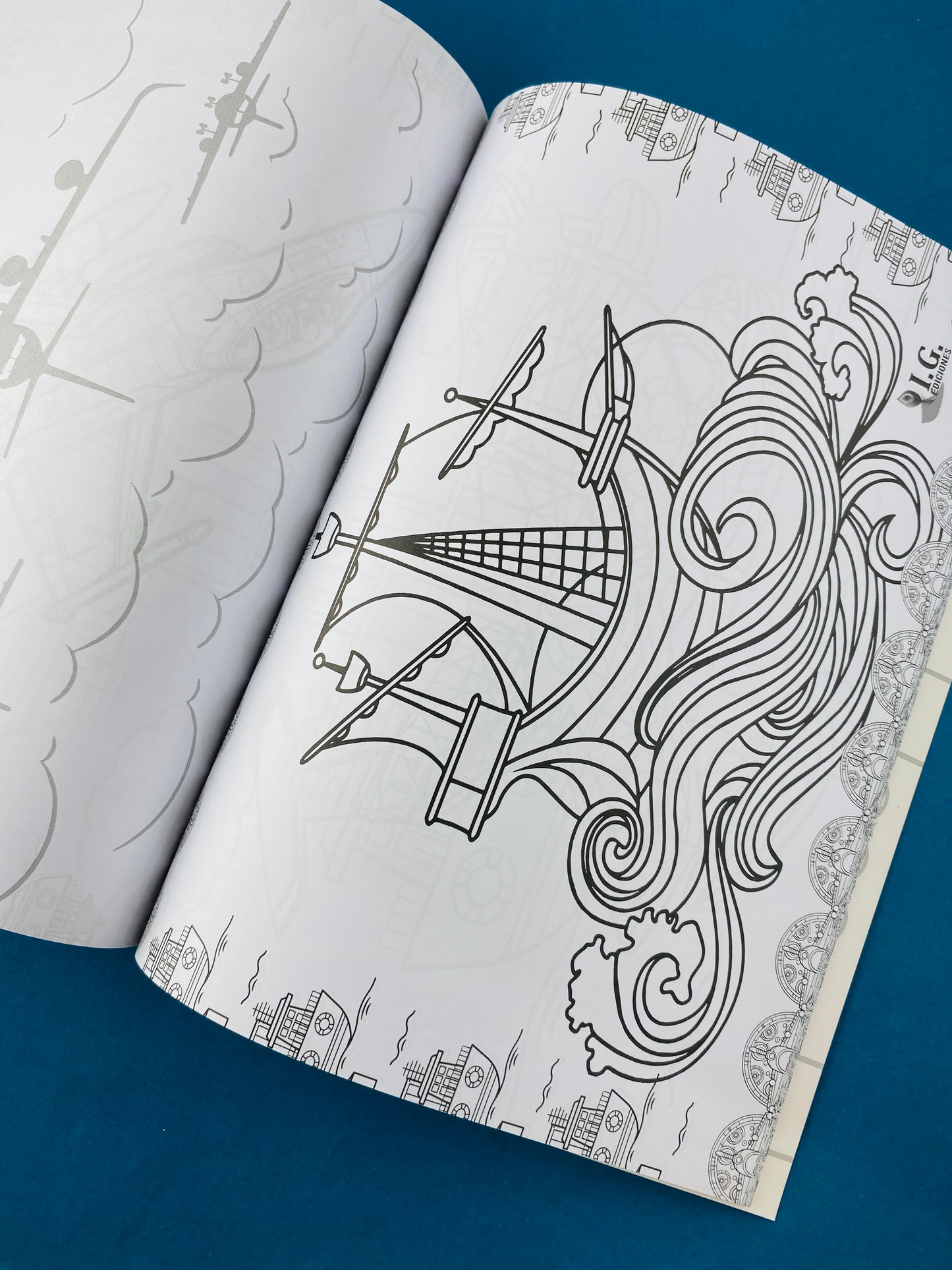 Mándala aviones y barcos