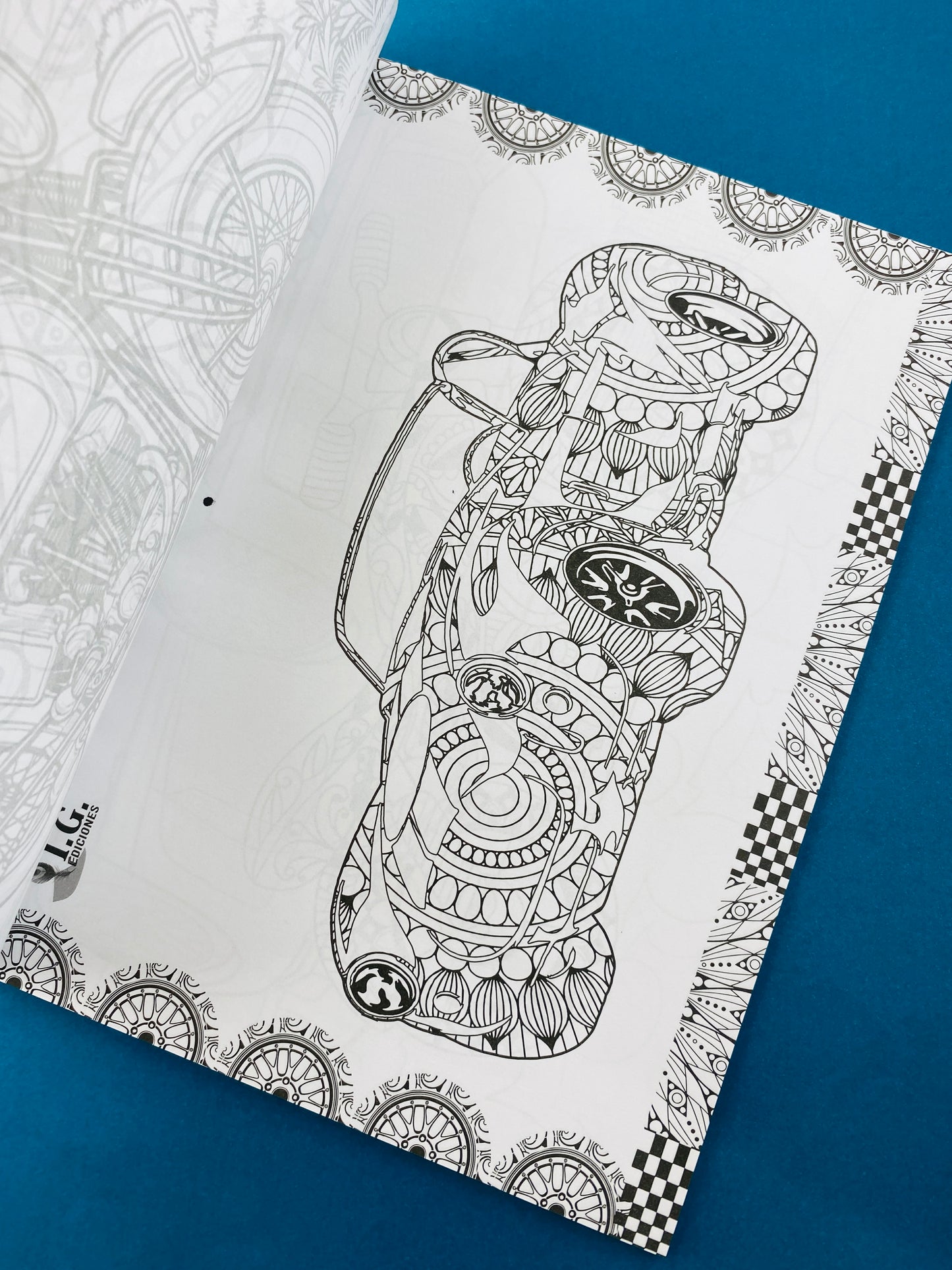 Mándalas autos motos