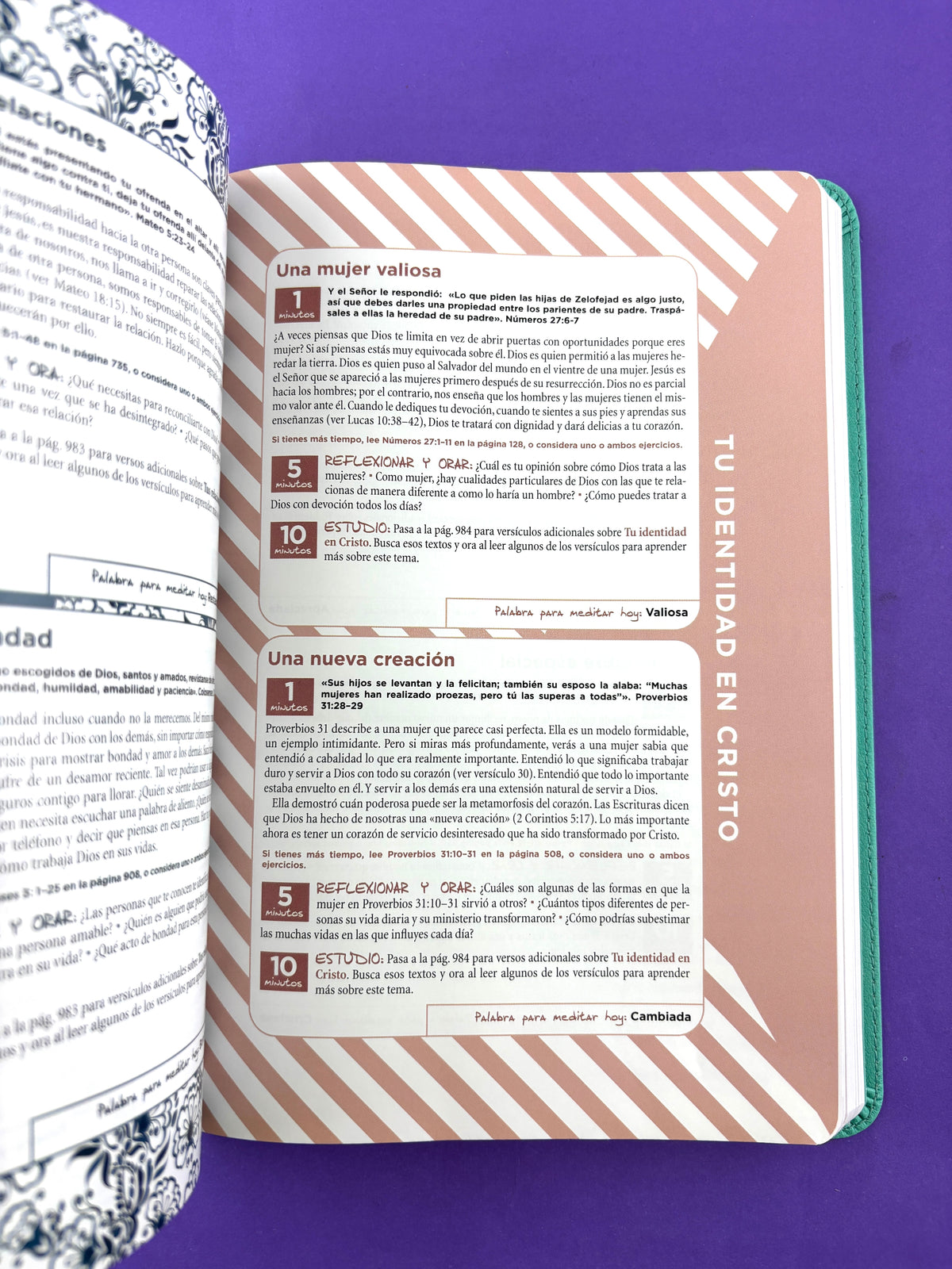 Biblia de la mamá ocupada azul by Nueva Versión Internacional