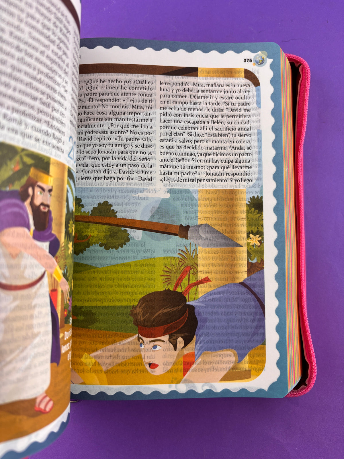 Sagrada biblia de américa infantil estuche fucsia by Biblia de América