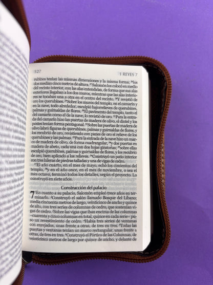 Biblia mini de nuestro pueblo café/colores by Nuestro pueblo
