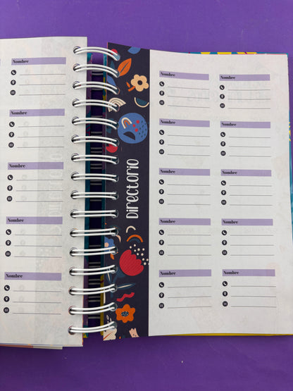 Agenda permanente mujeres azul by Varios