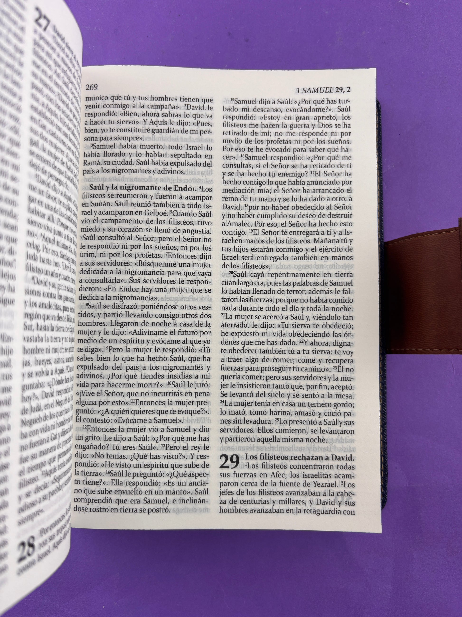 Sagrada biblia de américa franjas de colores de lujo con broche by Varios