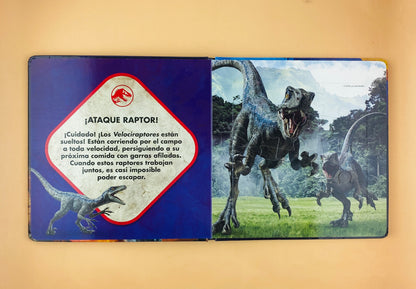 Mi primer libro de rompecabezas jurassic world