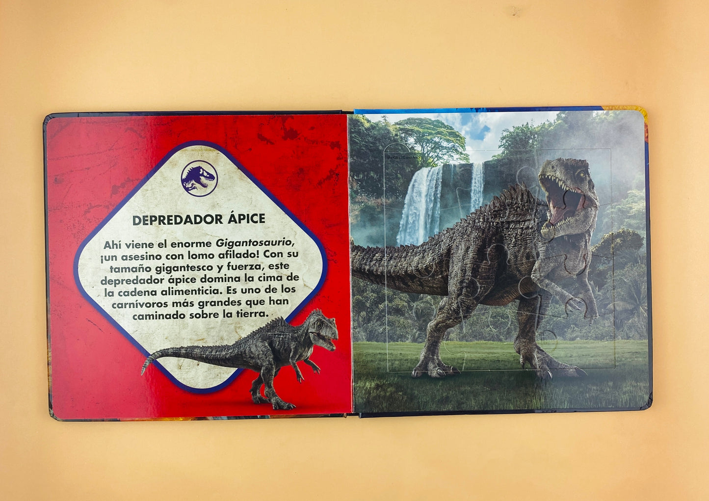 Mi primer libro de rompecabezas jurassic world