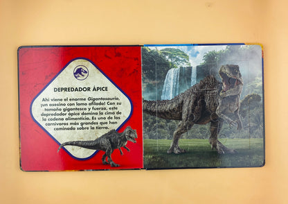 Mi primer libro de rompecabezas jurassic world