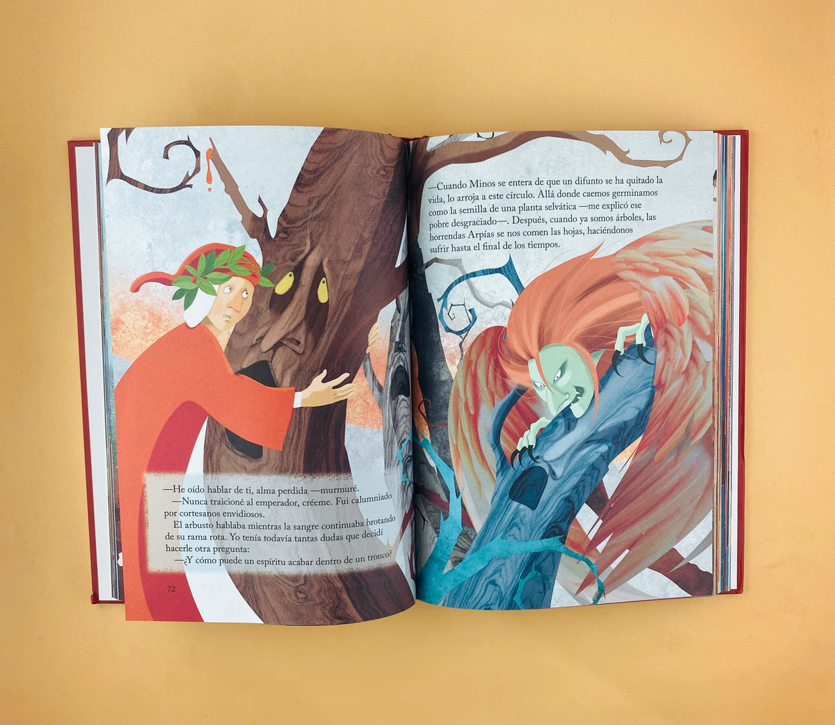 Las historias máes bellas del infierno de Dante la divina comedia ilustrada by Lorenza Cingoli