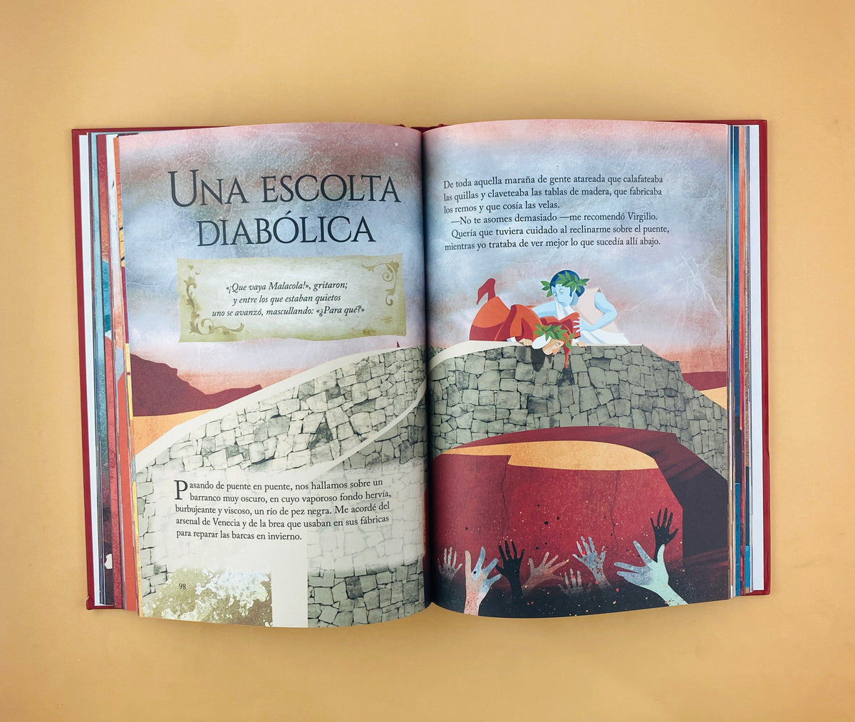 Las historias máes bellas del infierno de Dante la divina comedia ilustrada by Lorenza Cingoli