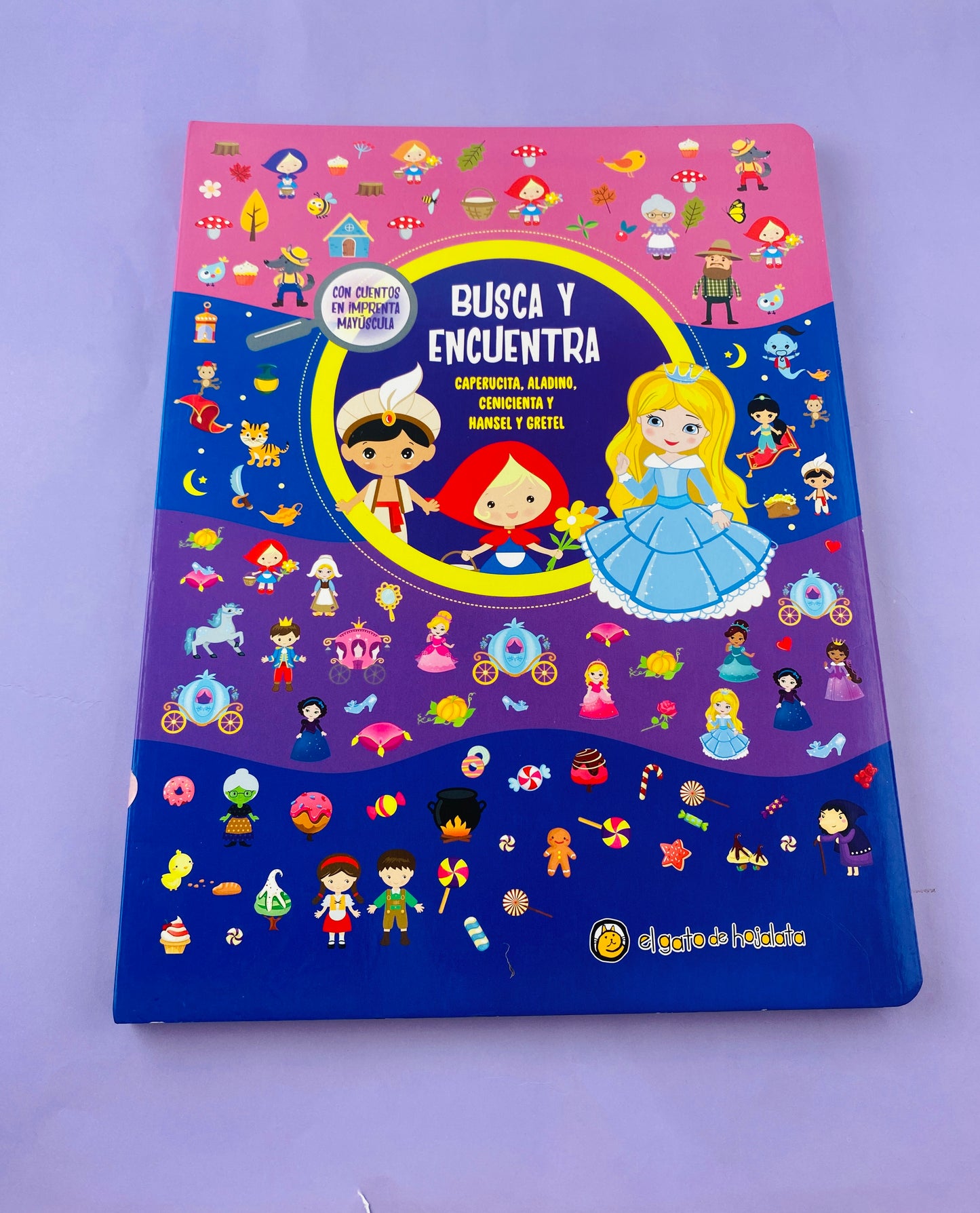 Busca y encuentra caperucita aladino cenicienta y hansel y gretel