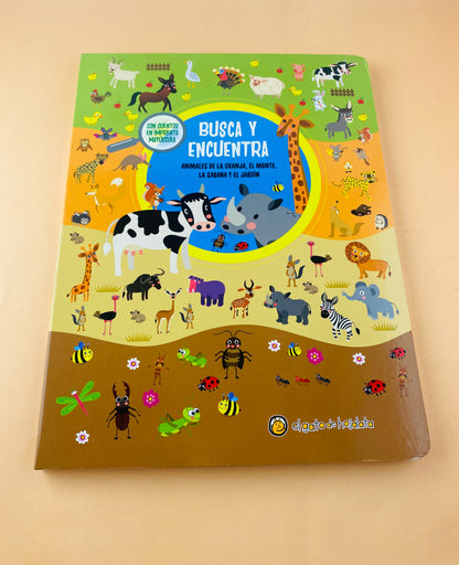 Busca y encuentra animales de la granja