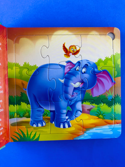 Puzzle anturas animalitos viaje por la selva