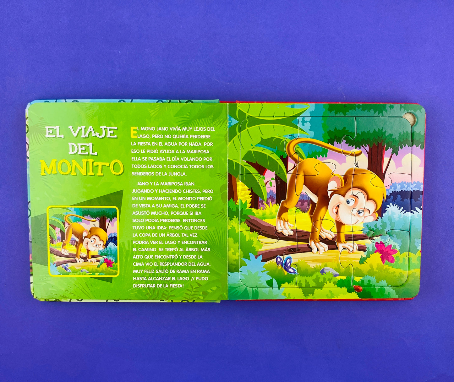 Puzzle anturas animalitos viaje por la selva